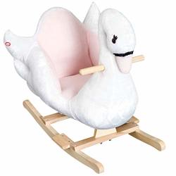 Lonestar Whole Rs Plush Kids Ride On Toy Rocking Horse Swan Style Animal Rocker Seat Gift 18 Months+