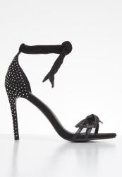Footwork Stacey Studded Heel - Black