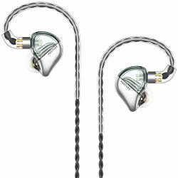 Simgot MT3 Hi-res + In-ear Monitors With Detachable Cables Dynamic Drivers In-ear Headphones For Smartphones And Digital Audio Players Green Iem Earphones
