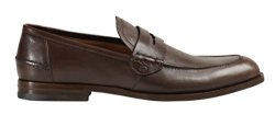 Gucci Men's Leather Penny Loafer Brown 368456 9 Us it 8.5