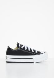 canvas platform black converse