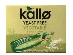 Kallo - Yeast Free Vegetable 6 Stock Cube 66G