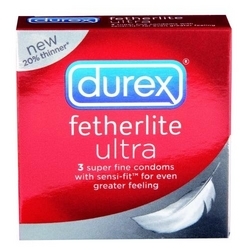 Durex Fetherlite Ultra Condoms 3 Condoms
