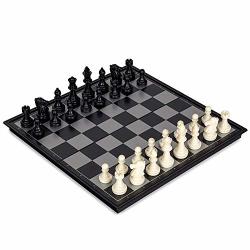 Magnetic Chess Sets - Magnetic International Chess Sets Travel Game Sets Portable Folding Board With Plastic Filled Chess Pieces Educational Learning Toys For Adults
