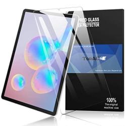 2 Pack Topace For Samsung Galaxy Tab S6 Screen Protector 9H Hardness Works With Fingerprint Sensor Bubble Free Tempered Glass With Lifetime Replacement Warranty
