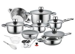 Stainless Steel 11-LAYERED Cookware Set 21 Pieces