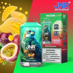 Jnr Vapor - Falcon Mango Passion Fruit 5% Nic 16000 Puff 10PCS