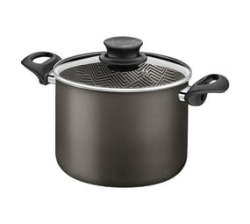 Paris Aluminum Cauldron With Internal And External Starflon Max Lead Non-stick Coating And Glass Lid 28 Cm And 11.8 L