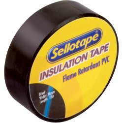 Sellotape - 10M Black Insulation