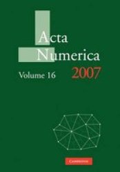 Acta Numerica 2007: Volume 16