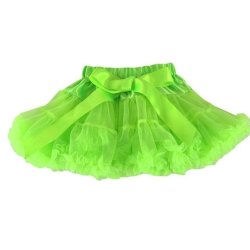 Baby Girls Tutu Skirts With Bow - Jelly Green 24M