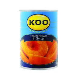 Koo Ch Grade Peach Halves 410G X 12