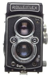 Rolleiflex Tlr Film Camera 120 Film Xenar 3.5 75 Lens F 75MM - Rolleiflex