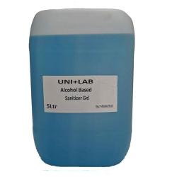 Stgbags.co.za Uni+lab Hand Sanitizing Gel 5 Litre Bottle 70% Alcohol Content Each