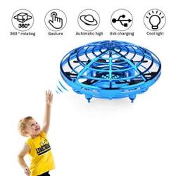 Ufo Flying Ball Toys Gravity Defying Hand-controlled Suspension Helicopter Toy Infrared Induction Interactive Drone Indoor Flyer Toys With 360 Rotating & LED Lights For