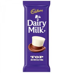 CADBURY Dairy Milk Top Deck Chocolate Slab 80G
