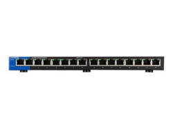 Cisco Linksys Lgs116 - Switch - 16 Ports - Unmanaged - Desktop Wall-mountable