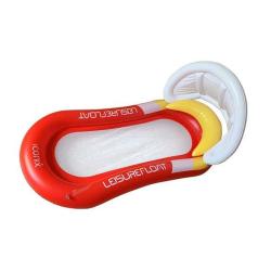 Pool Float With Head Canopy - Red