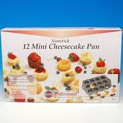 Nonstick Deluxe 12 MINI Cheesecake Pan