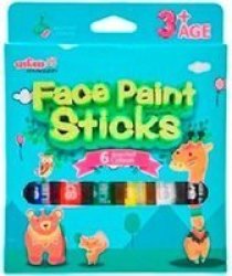 Kb Face Paint Sticks 6 Assorted Colours