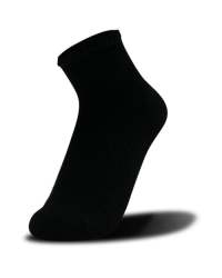 Adult Ua Training Cotton Quarter Socks 3-PACK - BLACK-001 LG