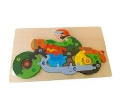 Wooden Toddler Puzzle-scooter