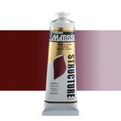 Matisse Structure Acrylic Paint 75ML Tube Mars Violet