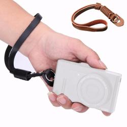 Universal Leather Camera Hand Wrist Strap For Canon Nikon Olympus Sony Panasonic Dslr