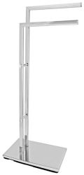 Wildberry Double Steel Towel Stand - Chrome