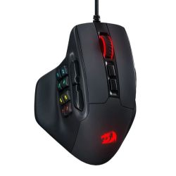 Redragon M811 Aatrox Mmo 6200DPI Ergonomic Gaming Mouse Black