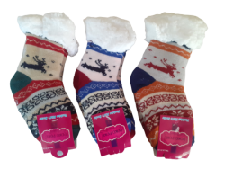 Children Non Slip Winter Socks 100% Wool