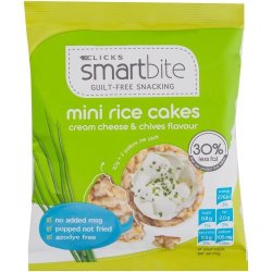 Smartbite MINI Rice Cakes Cream Cheese & Chives 30G