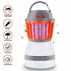 Onepack Mosquito Killer Lamp 2 In 1 Waterproof Bug Zapper Light Bulb Insect Killer USB Rechargeable Camping Lantern Mosquito Zapper For Indoor & Outdoors Campingtraveling
