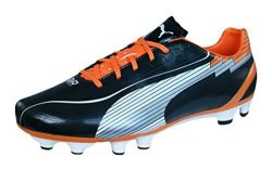 Puma Evospeed 4 Fg Mens Soccer Boots CLEATS-BLACK-8.5