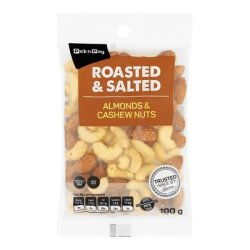 Roasted & Salted Almond & Cashew Nut 100G