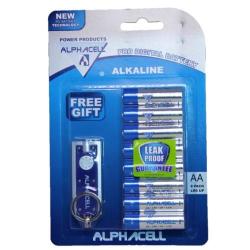 Alphacell Alkaline Pro Digital Battery - Size Aa 8PC