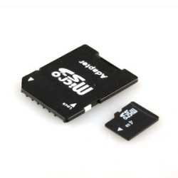 4gb Micro Sd Card + Sd Adapter
