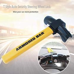 Universal T Style Auto Security Steering Wheel Lock Anti-theft Device Extra Secure