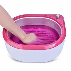 2.7L Paraffin Wax Heater Hand Foot Spa Warmer Wax Melt Machine Therapy Bath Soothing Moisturizing Beauty Salon Treatment Pink