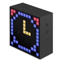 Divoom Timebox Smart Portable Bluetooth LED Speaker With App-controlled Pixel Art Animation Notification And Build- In Clock Alarm - Black