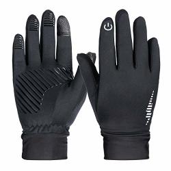 Hicool Winter Gloves Touch Screen Gloves Winter Warm Thermal Gloves Running Gloves Cold Weather Gloves Driving Riding Cycling Gloves Outdoor Sports Gloves For Men