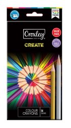 Create Woodfree Colour Pencils 14 Pack