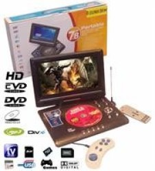 9.8" Portable Dvd With Lcd Player