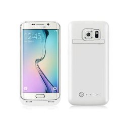Samsung S6 Plus Battery Case 4200MAH - White - 1+