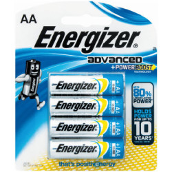 Energizer Battery Energizer Advanced Battery: Aa 4 Pack - 4 Pack