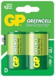 Greencell Batteries D Cell 2 Pack