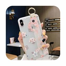Wrist Strap Hand Band Case For Iphone XS Max X XS Xr Finger Ring Back Cover For Iphone 7 8 6 6S Plus 5S