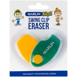 Marlin Kids Swing Clip Eraser