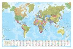 World Political Map - Marco Polo Sheet Map Folded