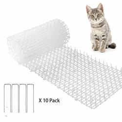 Scat Mat with Spikes for Cats Dog Digging Deterrent Outdoor Mats for Garden  and Fence Cats Stopper Network 